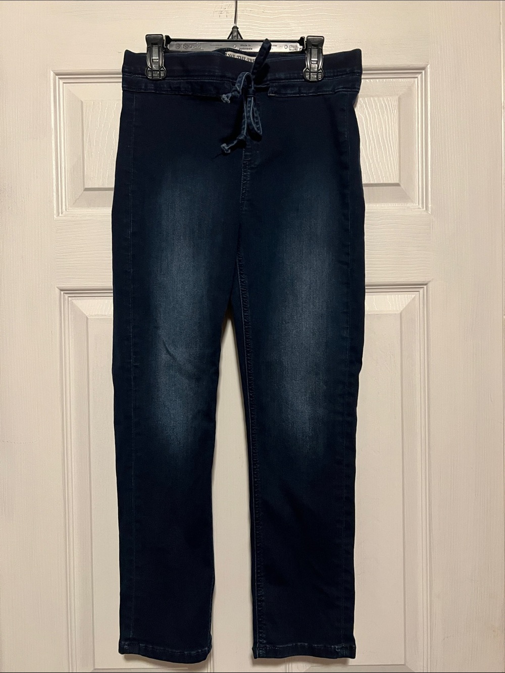 We The Free Dark Blue Cropped Pull-On Jeans
